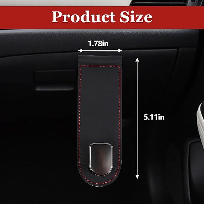 wuyaoyao Car Co-Pilot Glovebox Hooks, Automotive Co-Pilot Glove Box Hanging Storage Hook, Vehicle Purse Hanger Organizer for Handbag Grocery Bag Umbrella, Universal Car Accessories (Single Hook)