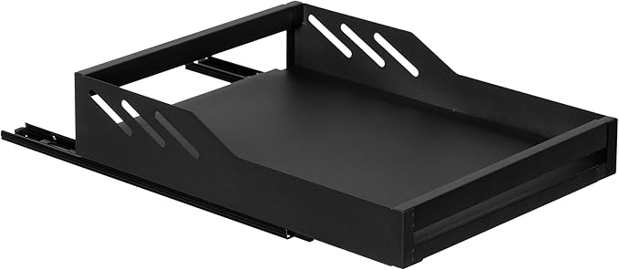 Basicwise Expandable Large Deep Drawer Organizer Adjustable Pull-Out Cabinet Storage Tray for Kitchen Organization Ideal for Cookware Dinnerware Food Containers Bakeware & Pantry Essentials, Set of 2
