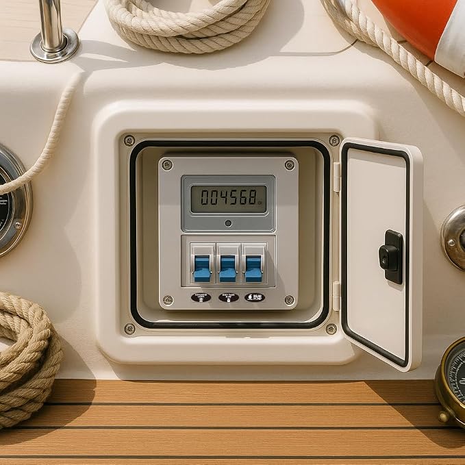 200 Pcs Boat Switch Panel Labels, Oval Marine Boat Dash Board Switch Instrument Panel Decal Sticker Universal Waterproof Switch Panel Labels Decal for Dashboard, Boats, RVs, Caravans