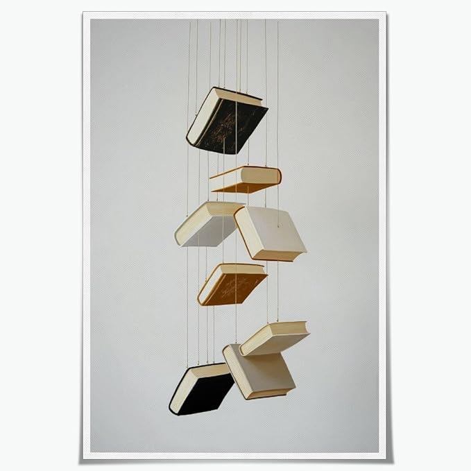Minimalist Book Art Aesthetic Poster Canvas Wall Art Decoration Living Room Home Decor Bedroom Decoration Poster Unframed20x30inch