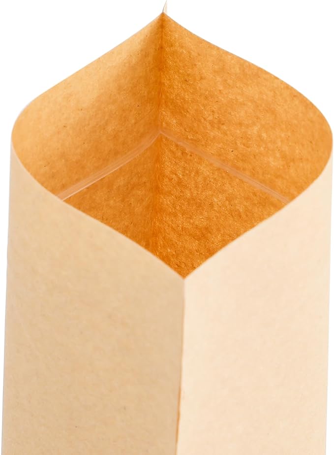 100PCS Resealable Kraft Paper Packaging Bags with Clear Window, Food Grade Heat Sealed Zipper Pouches for Coffee, Tea, Nuts, Snacks, Cookies (Kraft, 7 * 9CM/2.8"*3.5"-100PCS)