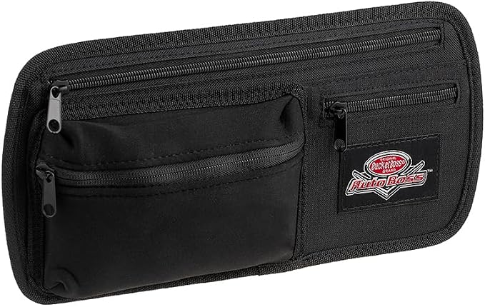 Bucket Boss - AutoBoss Visor Organizer, Auto Boss (AB30040), Black