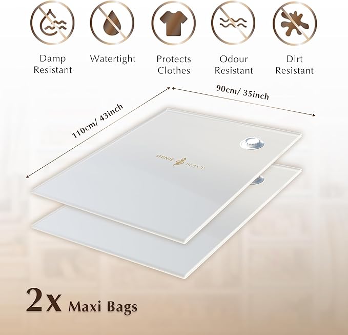 Genie Space - Premium Bags - Maxi - 2 Pack