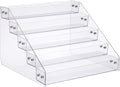 Tiered Spice Rack Acrylic, Spice Rack Shelf Seasoning Organizer | for Countertop, Cabinet, Pantry, Kitchen Storage - 5 Tier
