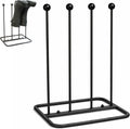 ARSUK Boot Rack Shoe Organizer for Tall Welly Boots - Free-Standing cowboy Boot Storage, Rain Boots Holder Stand, 10mm Thick Wrought Iron, Matt Black for Closet, Entryway, Garage (2 Pair)