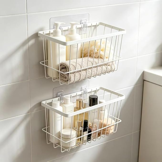Over the Cabinet Door Organizer 2 Pack, Self Adhesive cabinet door organizer Pantry Door Organizer, Inside Cabinet Storage, Cutting Board Organizer Wall Mounted, Home Organization