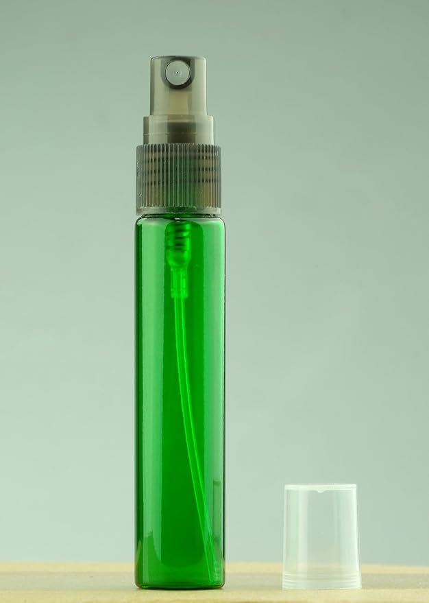 20 Pack Set 10ML Protable Refill Bulk Atomizer Spray Travel Perfume Bottle Hydrating Empty Bottle (Green)