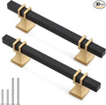 30 Pack 3-3/4 Inch Black and Gold Cabinet Pulls Black and Gold Cabinet Handles Kitchen Cabinet Handles Dresser Drawer Pulls Kitchen Cabinet Hardware