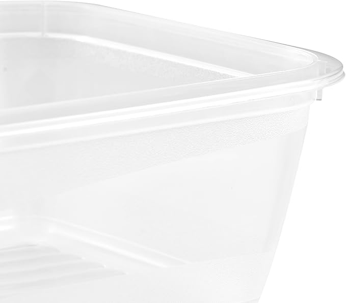 keeeper Fredo Fresh Food Storage Container Set 3 x 1.25 L Crystal Grey (Transparent)