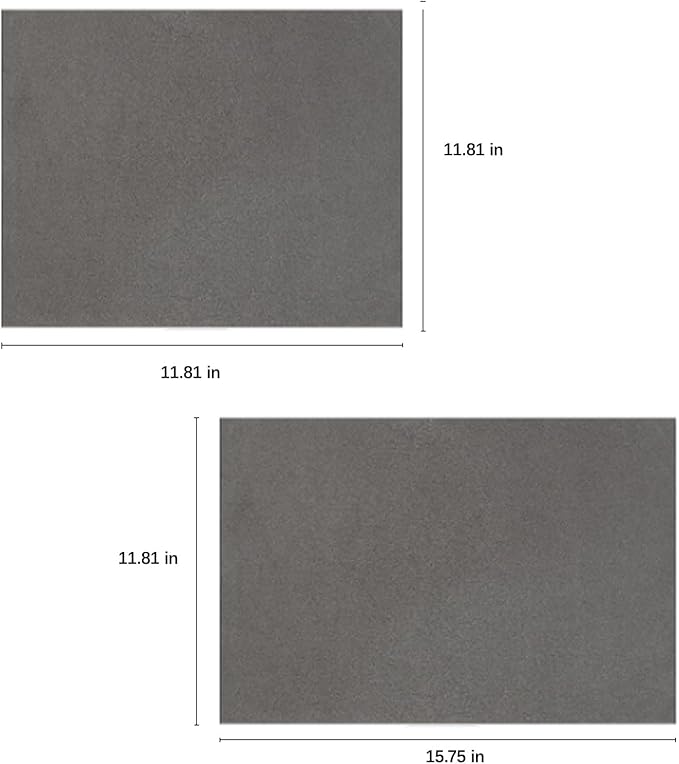 Magic Cleaning Cloth,Thickened Magic Cleaning Cloth,Reusable Microfiber Lint-Free Cloths for Kitchen, Windows, Glass, Mirror, Car, Gray (11.8×11.8 in,5)