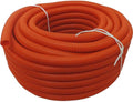 HydroMaxx® Flexible Polyethylene LDPE Non-Split Corrugated Wire Loom Tubing (Orange, 2" Dia x 100 ft)