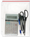 StoreSMART - Supply Zipper Case for 3-Ring Binders - 100-Pack - Vinyl Plastic - VH309-100