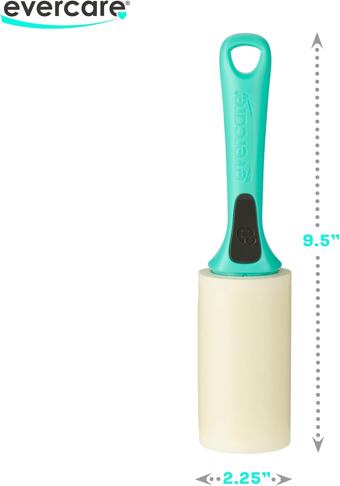 Evercare with Unstopables Fresh Scent All-Purpose Lint Roller, 4-Pack, 50 Layers Per Roller, Total 200 Sticky Sheets, Pet Hair & Lint Remover