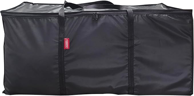 Large Moving Bags 2 Pack Black Heavy Duty Totes For Storage, Wrap Around Handles, Storage Bags for Space Saving