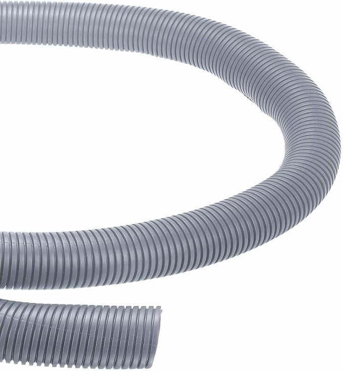 DMiotech 6.6ft Wire Loom Split Tubing 2 Inch(50.8mm) ID, Cord Protectors from Pet Flexible Conduit Cable Management for Office Home Garden, Gray