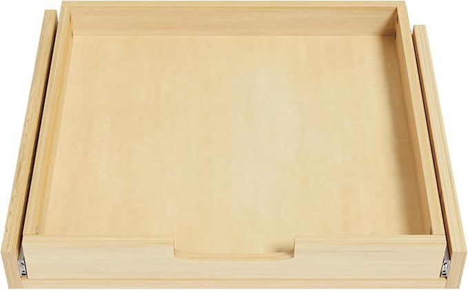 Pull Out Cabinet Organizer, 29''W×21''D Sliding Drawers for Cabinets, Soft Close Slide Out Wooden Pull out Drawers, Base Cabinet Organization for Kitchen, Pantry, Bathroom