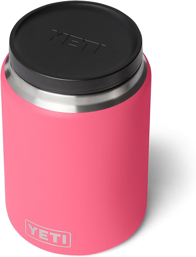 YETI Rambler 24 oz Food Jar, Vacuum Insulated, Stainless Steel, With Airtight Lid, Tropical Pink