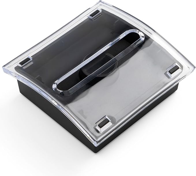 Acrylic Sticky Note Holder, 4 x 4 Inch Crystal Notepad Organizer Pop Up Notes Dispenser for Office Home Classroom Desk Supplies