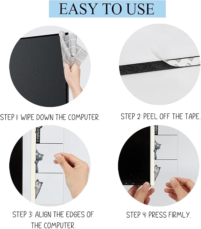 Computer Monitor Memo Board, Monitor Side Note Board, Sticky Note Holder, Acrylic Desk Organizer with 100Pcs Notes for Office Worker Men Women, Home Desktop and Office Desk