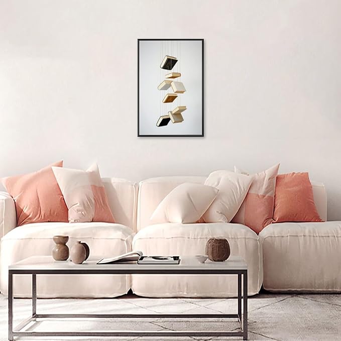 Minimalist Book Art Aesthetic Poster Canvas Wall Art Decoration Living Room Home Decor Bedroom Decoration Poster black framed20x30inch