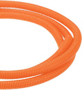 DMiotech 50ft Wire Loom Split Tubing 1/2 Inch(12.7mm) ID, Cord Protectors from Pet Flexible Conduit Cable Management for Office Home Garden, Orange