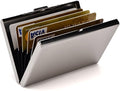 EASTNIGHTS RFID Credit Card Holder Metal Wallet Slim Credit Card Case Protector Business Card Holder for Women or Men