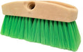 Teravan Green Flow Through Essential Flagged-End Brush Head, 8-Inch | Extra Soft Bristle Brush for Gentle Car Wash, RV, Boat, Window & Floor Cleaning, Compatible with Pole Handle