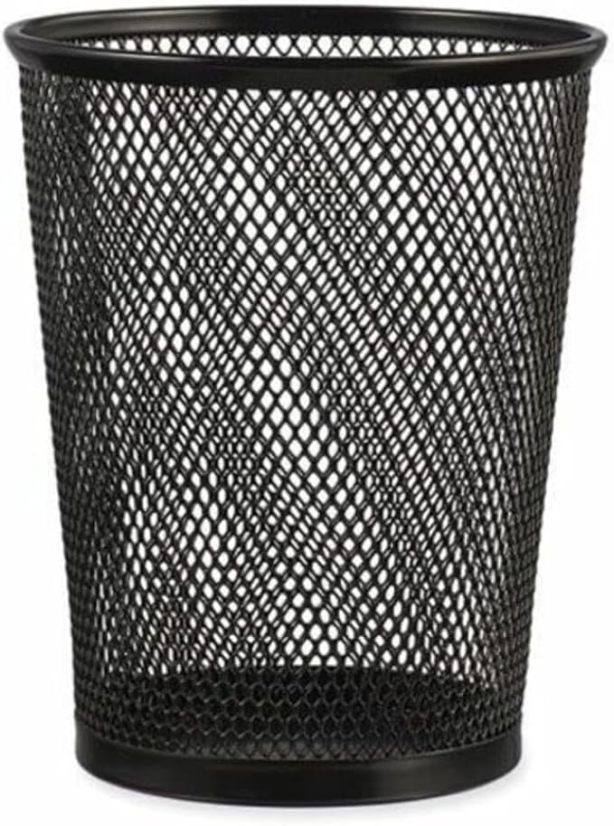Universal One Jumbo Mesh Pencil Cup, Black, UNV20013