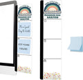 Monitor Memo Board Acrylic Sticky Note Holder Sarcastic Sunshine Rainbow Office Desk Decor with 100 Self Stick Note Pads Your Little Ray of Quote