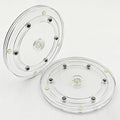 SANGLE SOPFFY 4-Inch Round Acrylic Cookie Turntable with Non-Slip Mat | Cake & Cupcake Decorating Rotary Stand (4Inch-2PC)