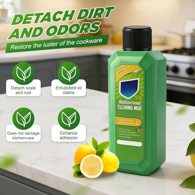 2026 New Cleaning Milk House Cleaner 10.6 oz, Powerful Multifunctional Concentrated Cleaner, Multi-purpose Powerful Cleaners for Household Kitchen (2)