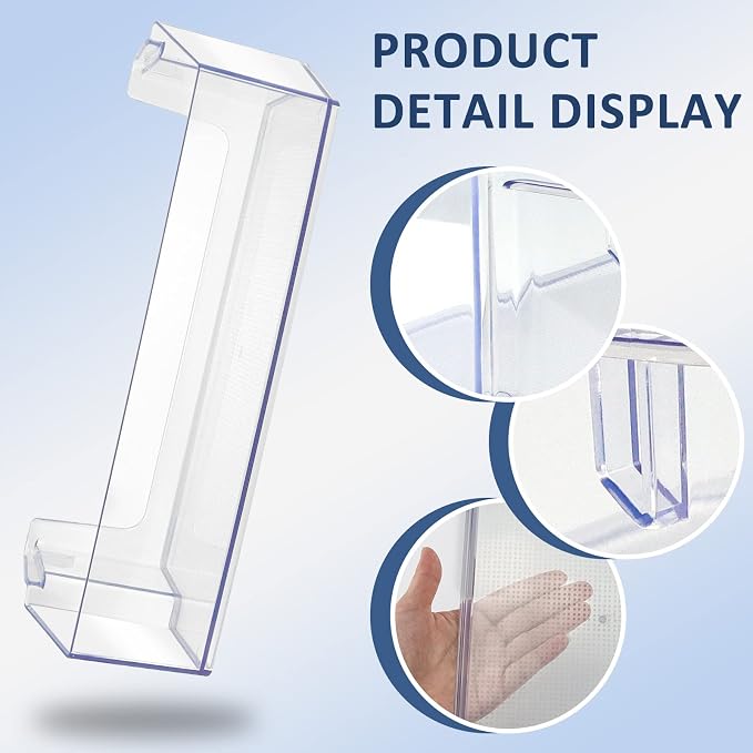 W11239961 W10900538 Door Shelf Bin with Additional Egg Tray | Compatible for Whirlpool Refrigerator Door Shelf/Whirlpool Fridge Door Shelves/Whirlpool Fridge Door Shelf Bin by MIFLUS