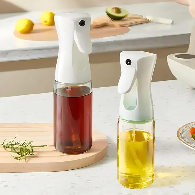 Empty Clear Glass Spray Bottles (white)