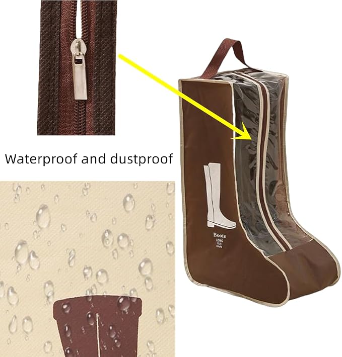 Portable 2 Pack Boots Storage | Tall Boots Storage/Protector Bag
