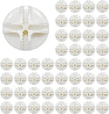 Wire Cube Plastic Connector 50Pcs Wire Grid Cube Organizer Connector for Modular Closet Storage Organizer and Wire Shelving (White)