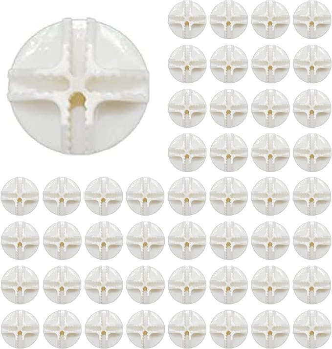 Wire Cube Plastic Connector 50Pcs Wire Grid Cube Organizer Connector for Modular Closet Storage Organizer and Wire Shelving (White)