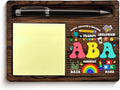 ABA Therapist Behavior Therapist Gifts, Appreciation Gifts for ABA Autism Therapy Behavior Analyst Sticky Note Holder Office Home Decor