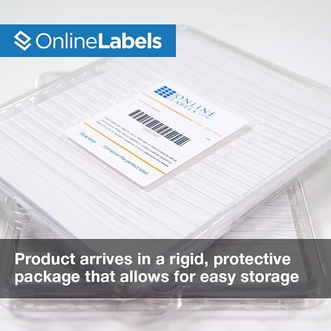 4.25 x 5.5 Rectangle Labels - Permanent, White Matte - Product, Shipping, Candy Labels - Pack of 2,000 Labels, 500 Sheets - Inkjet/Laser Printers - Online Labels