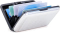Women Credit Cards Holder,RFID Blocking Protection Aluminum Metal Wallet for Men Women Business Card Holder