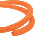 DMiotech 10ft Wire Loom Split Tubing 2 Inch(50.8mm) ID, Cord Protectors from Pet Flexible Conduit Cable Management for Office Home Garden, Orange