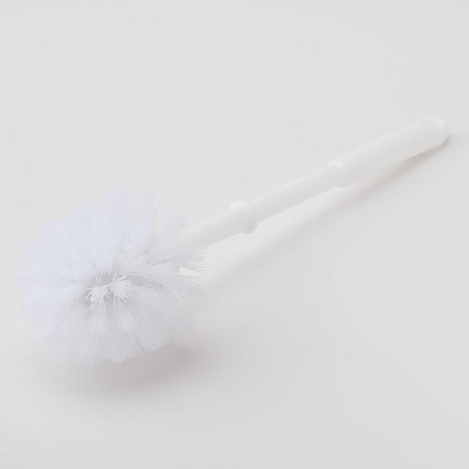 Sunart SAN1708 Cute Miscellaneous Goods Lovely Pottery Cat Toilet Brush Stand with Toilet Brush 5.1 inches (13 cm) Width Pink