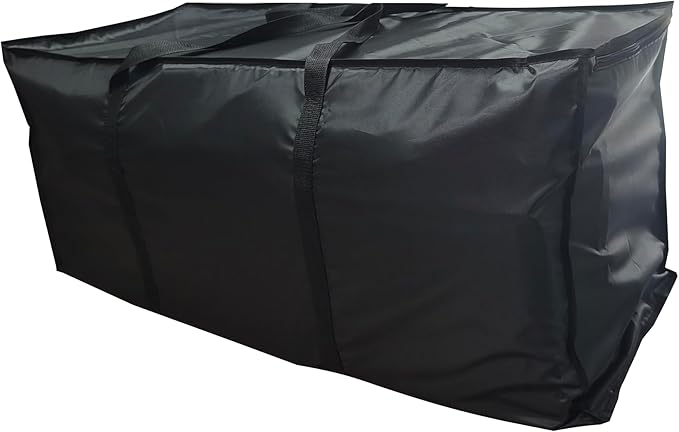 Large Moving Bags 4 Pack Black Heavy Duty Totes For Storage, Wrap Around Handles, Storage Bags for Space Saving,