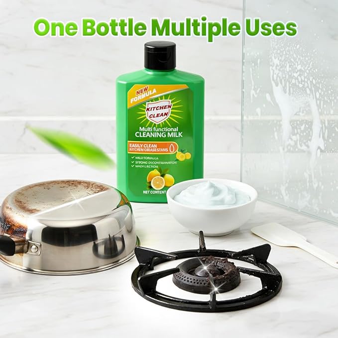 Auiepet 2026 New Cleaning Milk House Cleaner, Powerful Multifunctional Concentrated Cleansing Lotion, Multi-Purpose Effective Cleaning Milk for Household Kitchen and Bathroom (1, One Size)