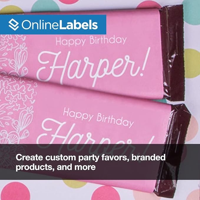 4.25 x 5.5 Rectangle Labels - Permanent, White Matte - Product, Shipping, Candy Labels - Pack of 2,000 Labels, 500 Sheets - Inkjet/Laser Printers - Online Labels