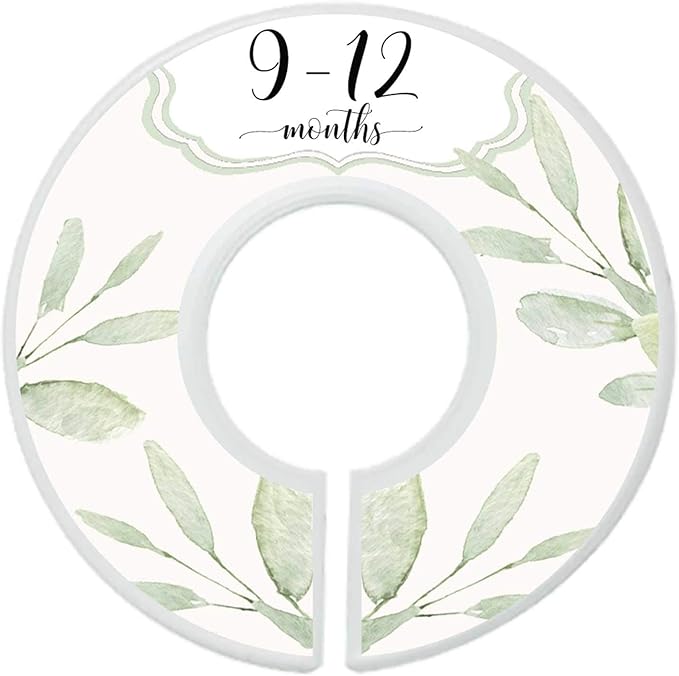 Baby Girl Clothes Dividers Nursery Closet Dividers Closet Organizers Botanical