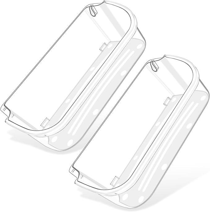 [2 PACK] UPGRADED FFSS2615TS0 LFSS2612TF0 LFSS2612TE0 LFSS2612TP0 LFSS2612TF4 FFSS2615TS2 FGHS2631PF4A Refrigerator Door Bin Compatible with Frigidaire Door Shelf 240356402 Refrigerator Door Shelves