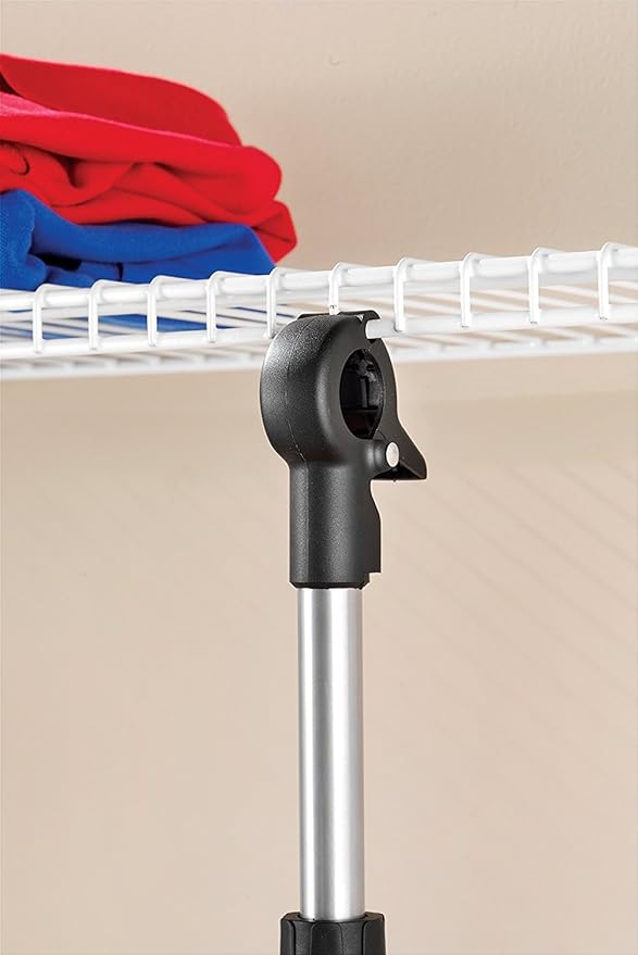 Whitmor 6 Shelf Closet System - Adjustable Closet Maximizer