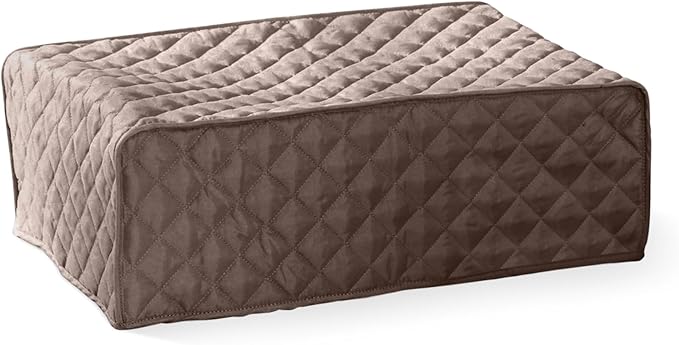 Covermates Keepsakes Rectangular Appliance Cover – Quilted Kitchen Appliance Cover for Countertop Storage – Dust Protection – Stain Resistant – Washable – Slip-On Appliance Design, Bronze