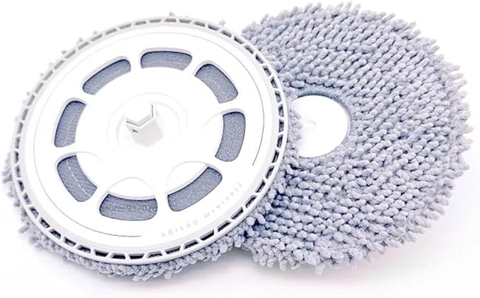 Mop Cloth Holder Mop Mount Spare Accessory Parts，compatible For Roborock，compatible For FlexiArm，Design Mop Tray For Q Revo MaxV/Pro/Curv/CurvX | Mop 4PC
