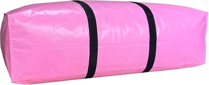 168 Gallon Extra Large Storage Bags, Jumbo Moving Storage Bags, Foldable Big Black Waterproof Outdoor Patio Cushion Storage Bag, 65x30x20inch - 1PACK